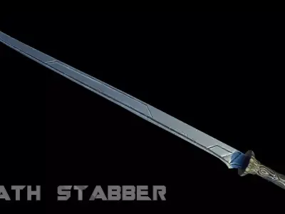 Death Stabber Low-poly 3D model
