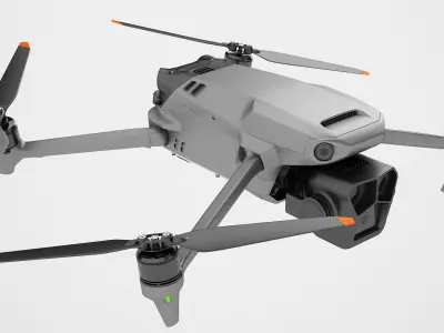 Drone Generic 12 3D model