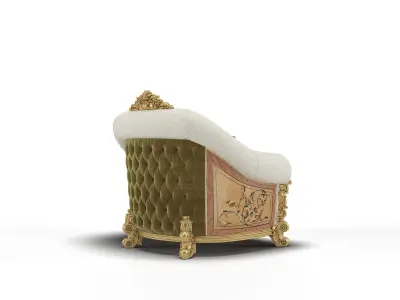 classic Armchair Hermitage 3D model