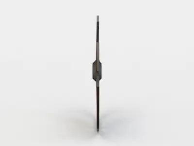 Damaged wheel Low-poly 3D model purchase