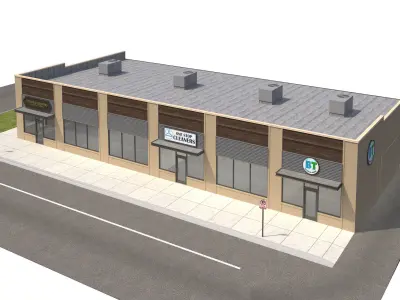 Retail-066 Retail Store 3D model
