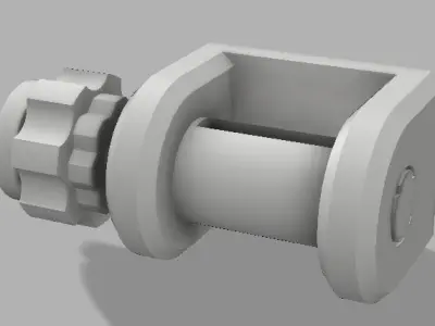 Winch strap 3D print model