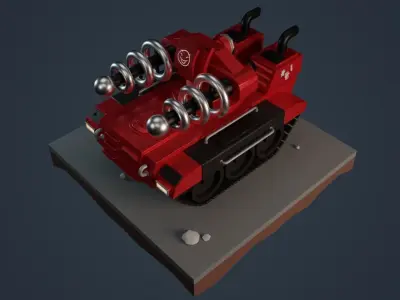 Tesla Tank Free 3D model