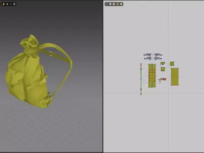 Army Duffel Bag 3D model