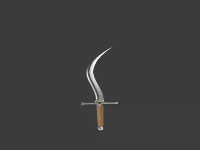 Kilich Low-poly 3D model