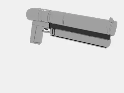 Gun Free Nbas Free low-poly 3D model
