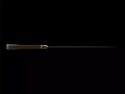 Knife Series 01 PBR 4K Damascus Steel 3D model