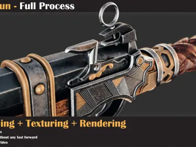 Axe Gun Tutorial   3D model