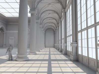 Ballroom 3D model
