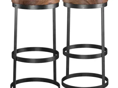 TRUST BAR STOOLS 3D model