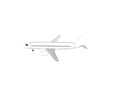 Airbus A320-200 3D model
