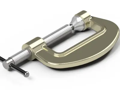 Hand vice 3D model