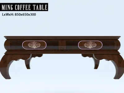 MING COFFEE TABLE 3D model
