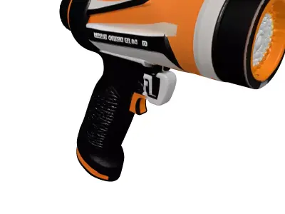 Futuristic Industrial Heat Gun 3D model