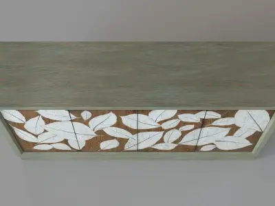 Home Entertainment Media Credenza 3D model