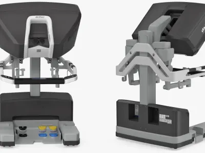 Surgeon Console Da Vinci XI 3D model