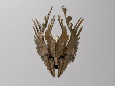 Angel Helmet scar 3D model