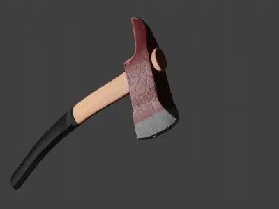 Fire Axe 3D Model 3D model