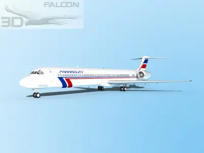 Falcon3D MD-80 Paramount 3D model