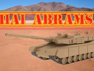  M1A1 Abrams 3D model