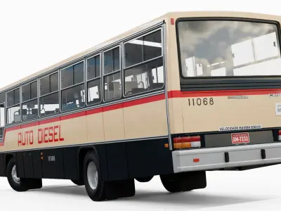 1991 Caio Padron Vitoria Auto Diesel MB OF-1315 3D model