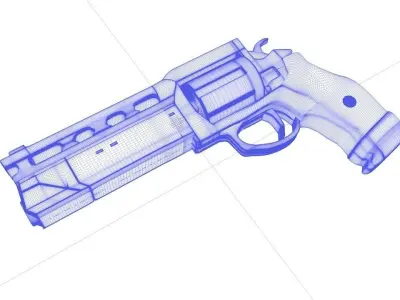 - Destiny 2 Hand Cannon - 3D model