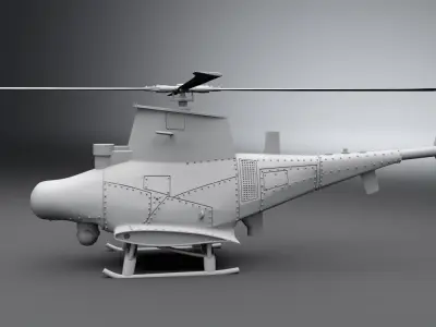 MQ8b Fire Scout Scale model 3D print model