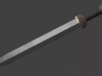 Gladius Short One-Handed Sword Low-poly 3D model