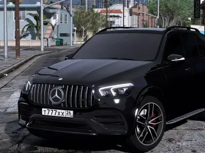 Mercedes Benz GLE 53 AMG 2019 SUV 3D Model FBX PBR 3D model