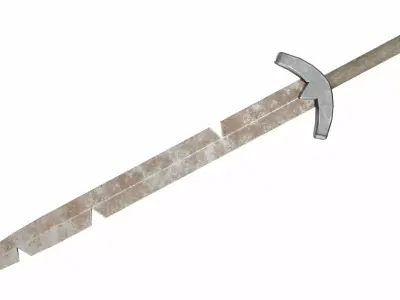 Oldsword  Low-poly 3D model