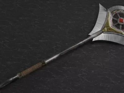Axe 01 Low-poly 3D model