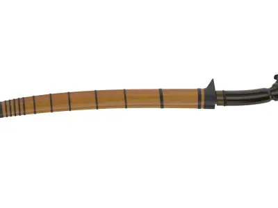 Golok Machete Low-poly 3D model