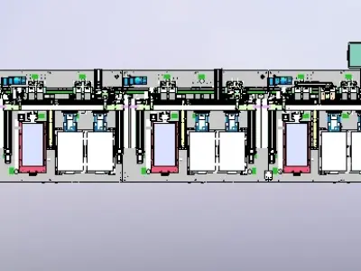 Band package labeled Bluetooth tester 3D model