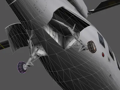Sikorsky S-76B N19HF HeliFlite Low-poly 3D model