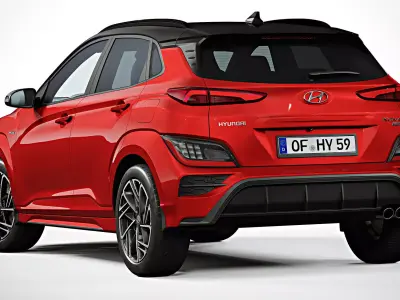 2021 Hyundai Kona N Line 3D model