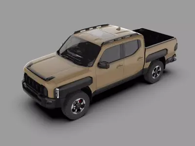 Kia Tasman 2025 3D Pickup Truck 3D model