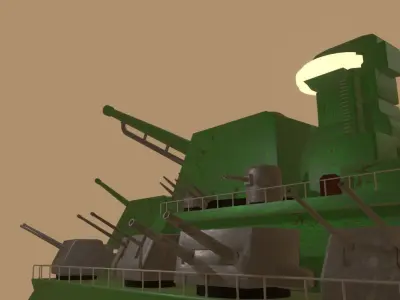Super Heavy Tank 3D model