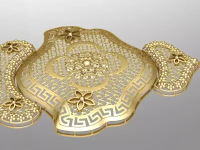 Main pieces of kurdish designs 2 3D print model