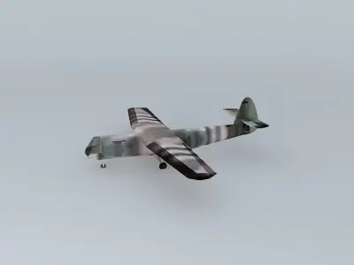 Glider Pegasusbridge Free 3D model