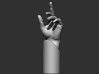 hand mannequin for jewelry 3d model for 3d printing 3D print model