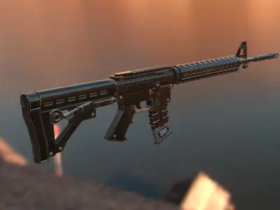 AR 15 3D model