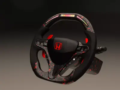 Honda Civic steering wheel FF Style 3D model
