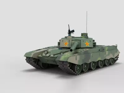 Chinese Type 98 Tank 3D model