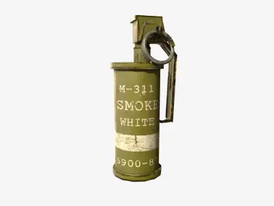 M13 Smoke Grenade 3D model