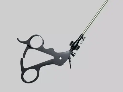 Laparoscopic Instrument Low-poly 3D model