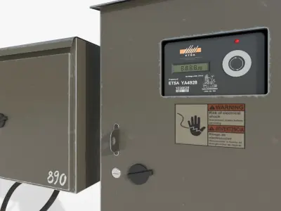 Electrical Box 3D model get