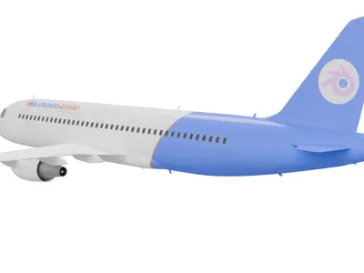 Airbus A320 3D model shop