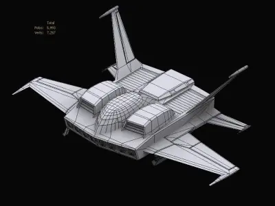 Gundam Zeon Dodai model 3D model