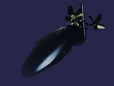 Isaac Peral sub full model 3D model