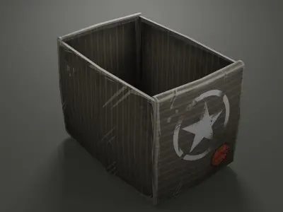 Rifle Ammo Low-poly 3D model